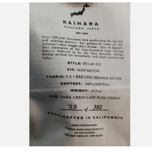 AG Adriano Goldschmied  W31 L34 Dylan Men's JeansMade in USA Kaihara Selvedge - Picture 14 of 16